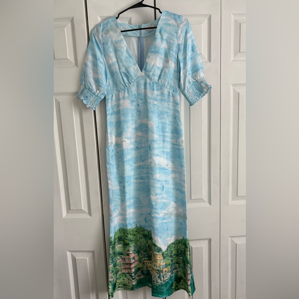 Sky Blue Maxi Dress